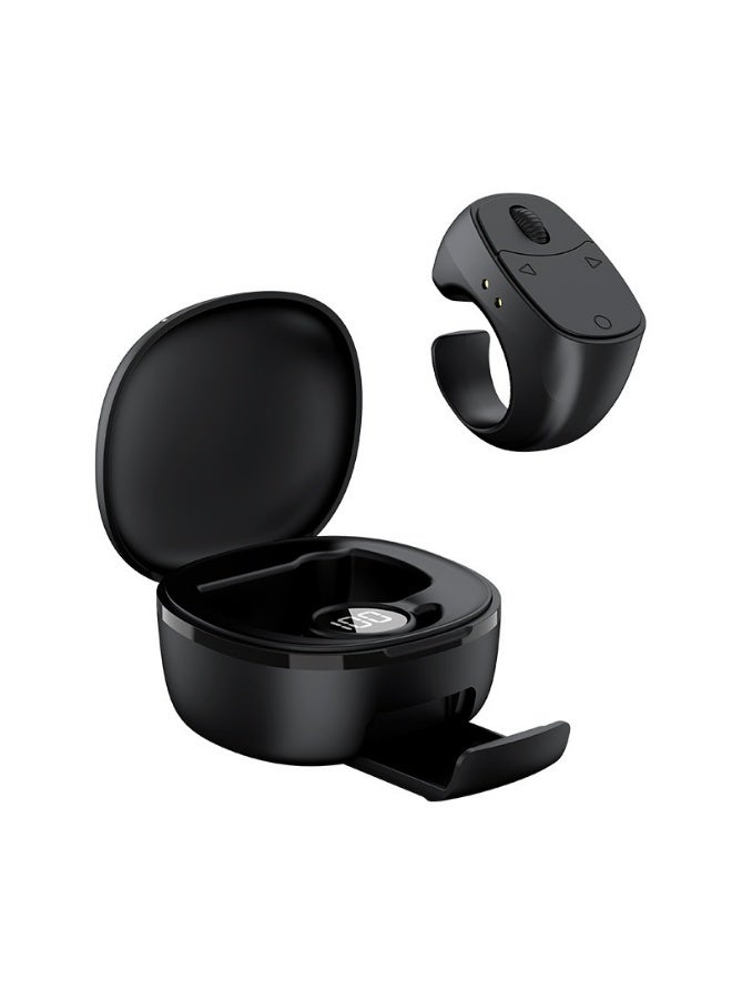Nariele Ring Bluetooth Remote Control: Hands-Free Scrolling, Selfies & Video Browsing black - Image 1